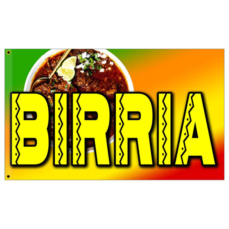 Birria Premium 3x5 Flag OR Optional Flag with Mounting Kit