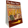 Thanksgiving Meal Pre-Order Today Economy A-Frame Sign