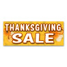 Thanksgiving Sale Vinyl Banner with Optional Sizes (Made in the USA)