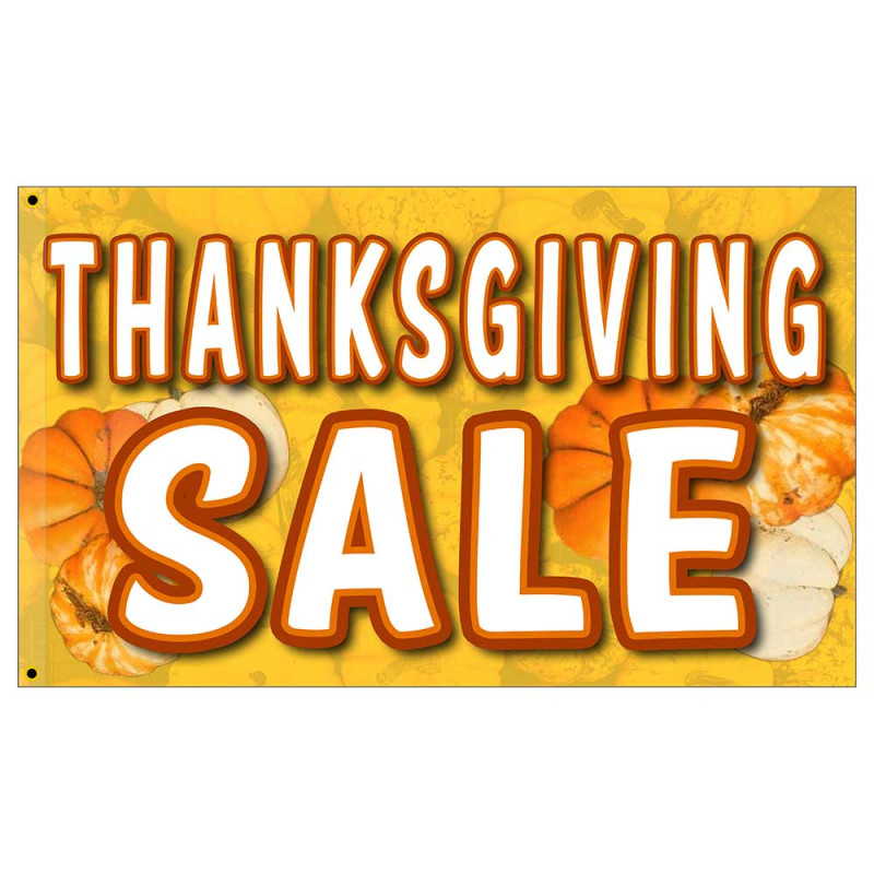 Thanksgiving Sale Premium 3x5 Flag OR Optional Flag with Mounting Kit