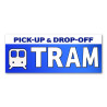 Tram Service Vinyl Banner with Optional Sizes (Made in the USA)