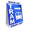 Tram Service Economy A-Frame Sign