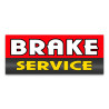 Brake Service Vinyl Banner with Optional Sizes (Made in the USA)