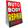Auto Body Repair Economy A-Frame Sign