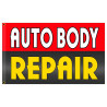 Auto Body Repair Premium 3x5 Flag OR Optional Flag with Mounting Kit
