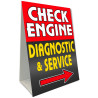 Check Engine Diagnostic & Service Economy A-Frame Sign