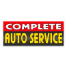 Complete Auto Service Vinyl Banner with Optional Sizes (Made in the USA)