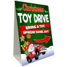 Christmas Toy Drive Economy A-Frame Sign
