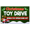 Christmas Toy Drive Premium 3x5 Flag OR Optional Flag with Mounting Kit