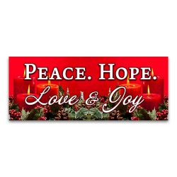 Peace Hope Love Joy Advent...