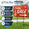 Holiday Sale 2 Pack Double-Sided Yard Signs 16" x 24" with Metal Stakes (Made in Texas)