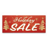 Holiday Sale Vinyl Banner with Optional Sizes (Made in the USA)