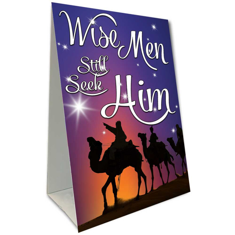 Wise Men Still Seek Him Economy A-Frame Sign