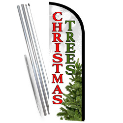 Christmas Trees - White...