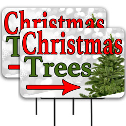 Christmas Trees - White 2...