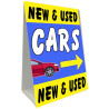 New & Used Cars Economy A-Frame Sign