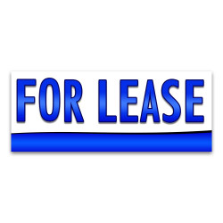 For Lease - Blue Vinyl...
