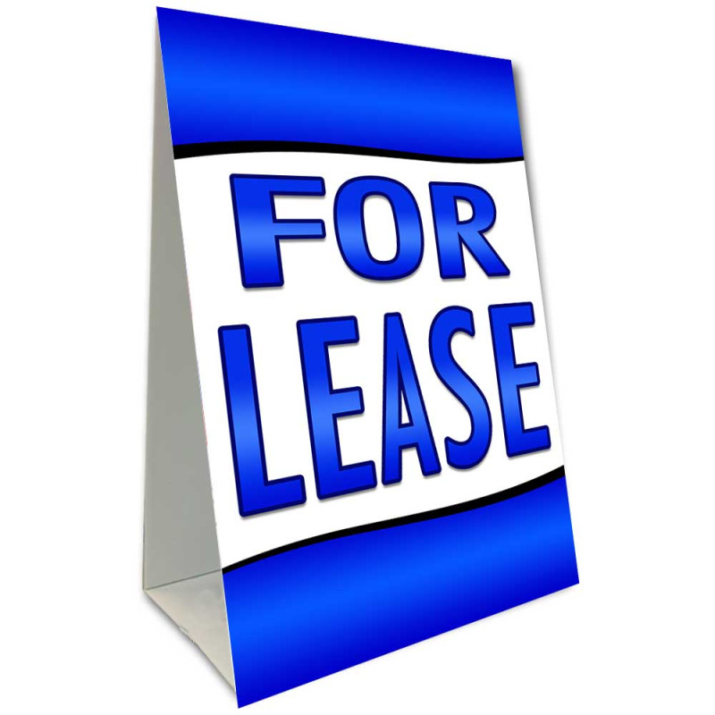 For Lease - Blue Economy A-Frame Sign
