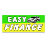 Easy Finance Vinyl Banner with Optional Sizes (Made in the USA)