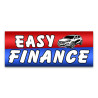 Easy Finance Vinyl Banner with Optional Sizes (Made in the USA)