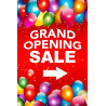 Grand Opening Sale (Arrow) Economy A-Frame Sign 2 Feet Wide by 3 Feet Tall