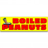 Boiled Peanuts Vinyl Banner 10 Feet Wide by 3 Feet Tall