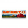 Camping Supplies Vinyl Banner 10 Feet Wide by 3 Feet Tall