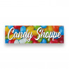 Candy Shoppe Vinyl Banner 10 Feet Wide by 3 Feet Tall