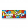 Candy Shoppe Vinyl Banner 8 Feet Wide by 2.5 Feet Tall