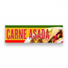 Carne Asada Vinyl Banner 10 Feet Wide by 3 Feet Tall