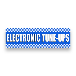 Electronic Tune-UPS Vinyl Banner 10 Feet Wide by 3 Feet Tall