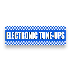 Electronic Tune-UPS Vinyl Banner 8 Feet Wide by 2.5 Feet Tall