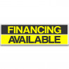 Financing Available Vinyl Banner 10 Feet Wide by 3 Feet Tall