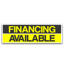 Financing Available Vinyl Banner 8 Feet Wide by 2.5 Feet Tall