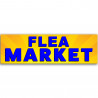 Flea Market Vinyl Banner 10 Feet Wide by 3 Feet Tall