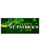 Saint Patrick's day flags and banners| vistaflags.com